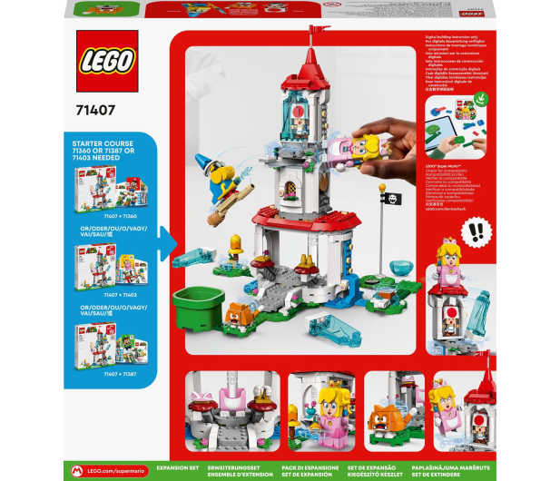 LEGO Super Mario 71407 Cat Peach i lodowa wieża - zestaw rozsz. - 1056693 - zdjęcie 7